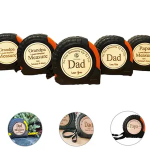 Retractable customized tool gifts fathers day tape measure