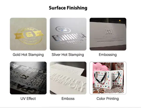 Shopping Paper Bags With Handles Custom Logo 