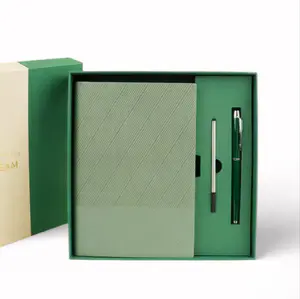 Leather Notebook Pen Set