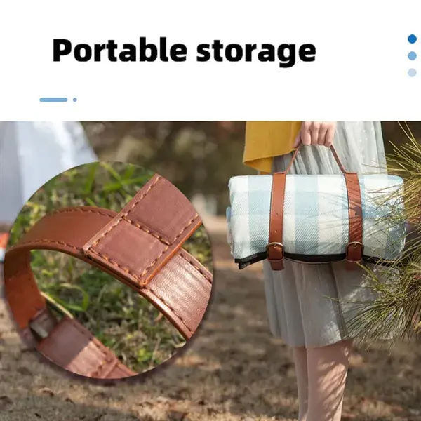 Soft portable waterproof dustproof thick tote picnic mat