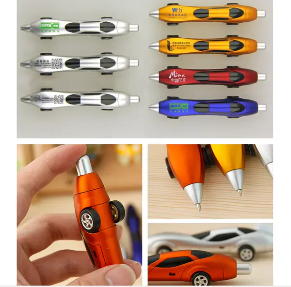 Pen Printing logo Printing Creative Gift Stationery Car Cartoon Plastic Ballpoint Pen