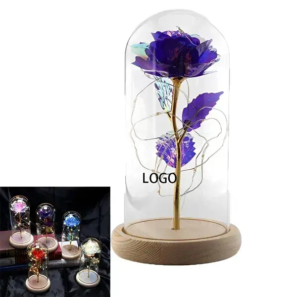 Mother's Day Gifts Galaxy Artificial Rose with LED Light