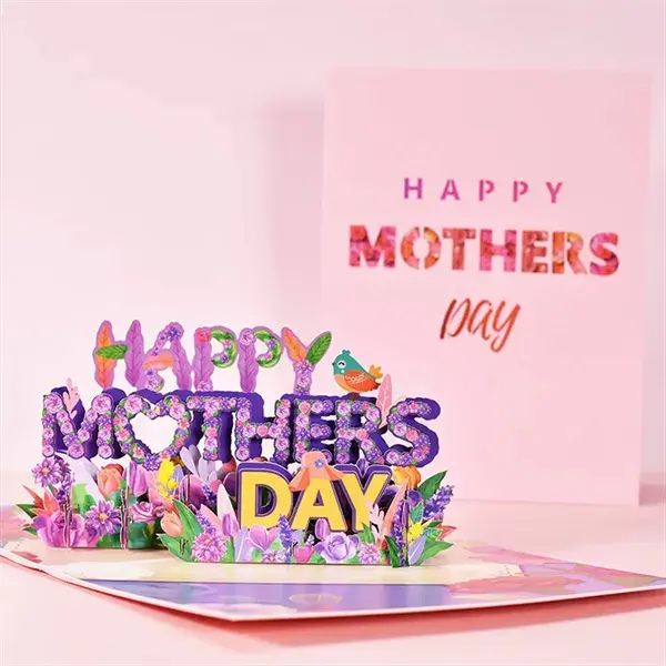 3D Creative Festival Blessings Mother's Day Card
