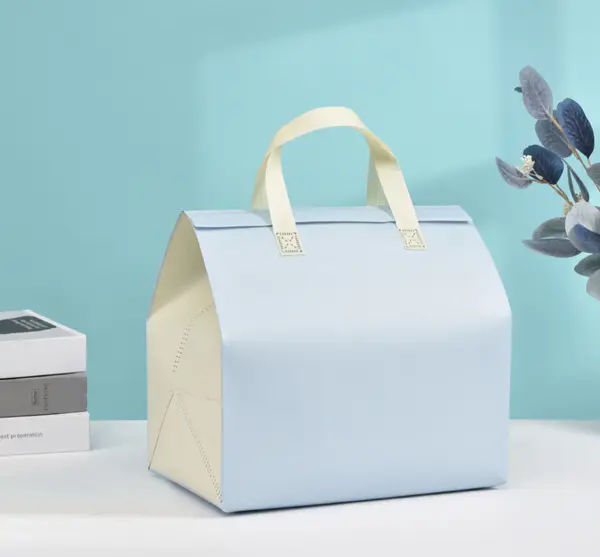 Non Woven Aluminum Foil Insulated Lunch Box Picnic Tote Bag for Food Delivery