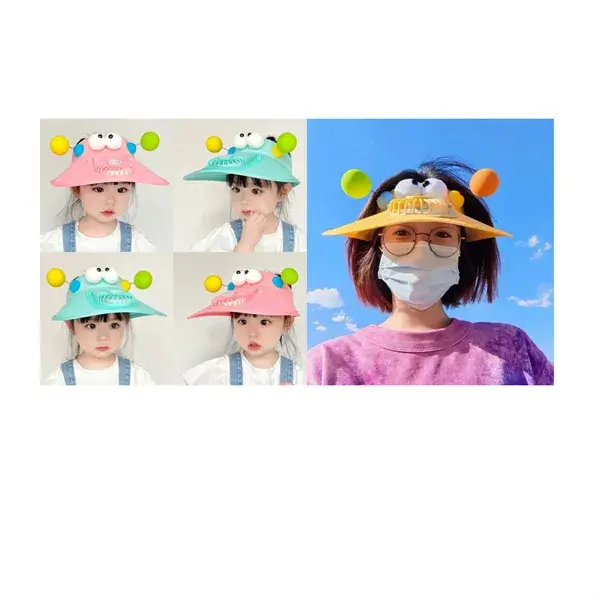 Sun Visor Hat With Fan