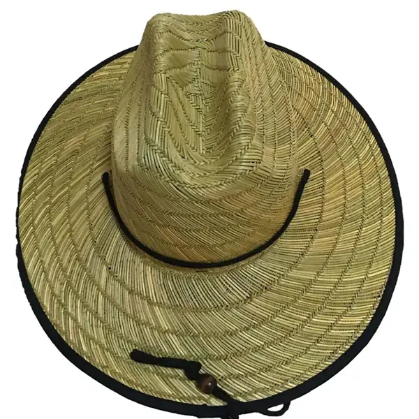 Lifeguard Straw Hat Full Color Underbrim & Patch
