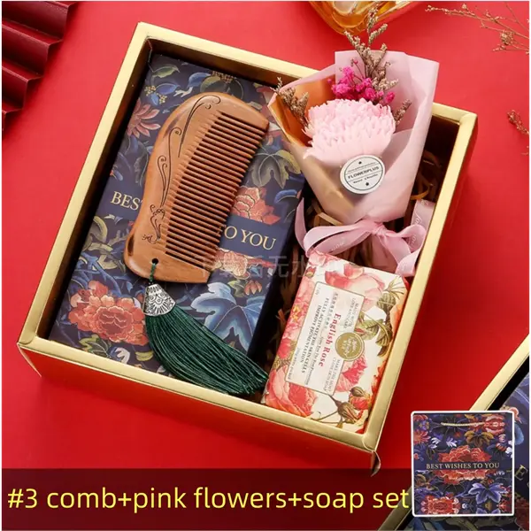 Mothers Day Gift Lady Wooden Comb set