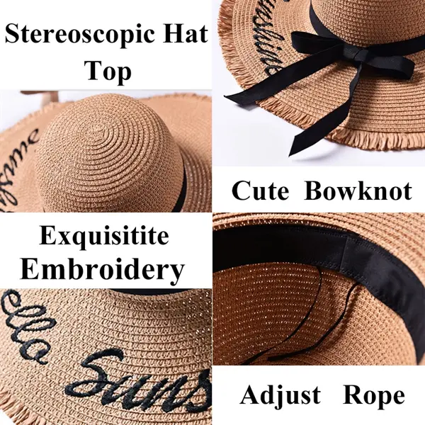 Women Sun Straw Hat gift for mother's day