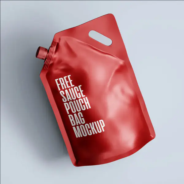 Custom Plastic Bag Stand up Spout Pouch With Handle Packaging Heavy Duty Juice Water Bag Milk Bags