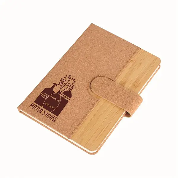 Cork and Bamboo Notebook