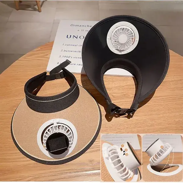 Sun Visor Hats with Fan
