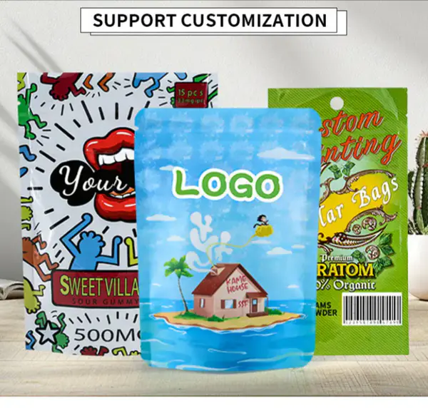  Food PET Mylar Zipper Bags