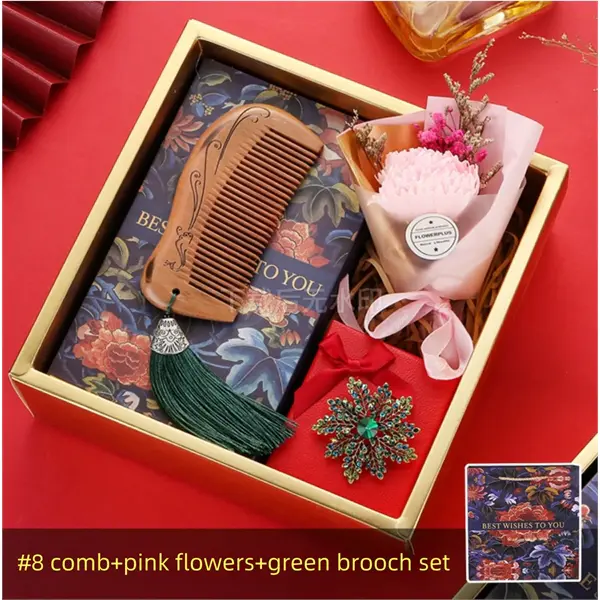 Mothers Day Gift Lady Wooden Comb set