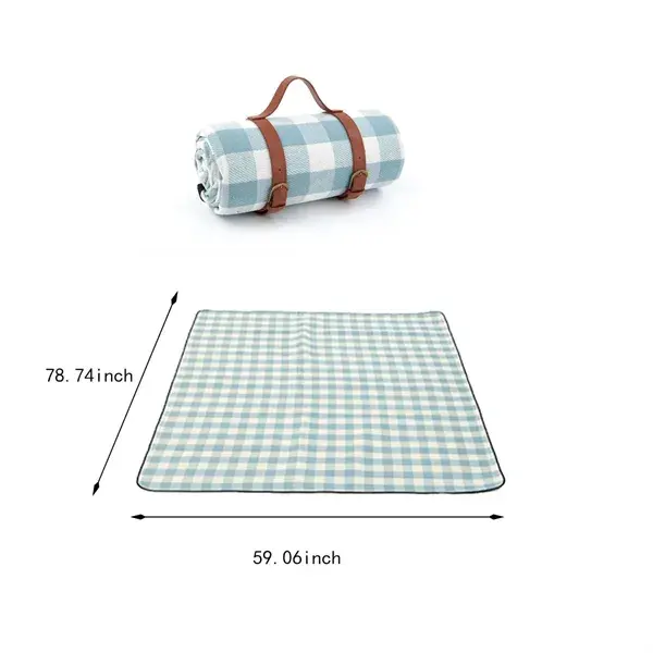 Soft portable waterproof dustproof thick tote picnic mat