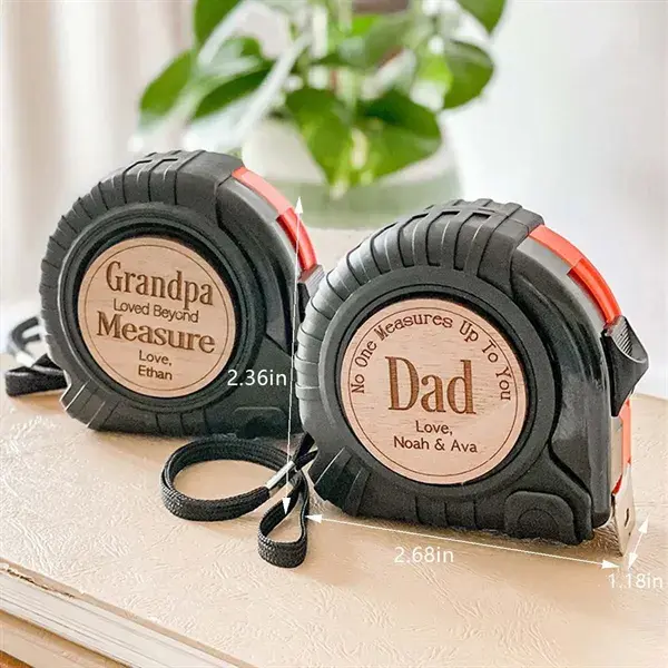 Retractable customized tool gifts fathers day tape measure