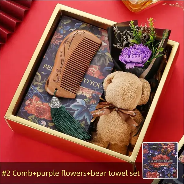 Mothers Day Gift Lady Wooden Comb set