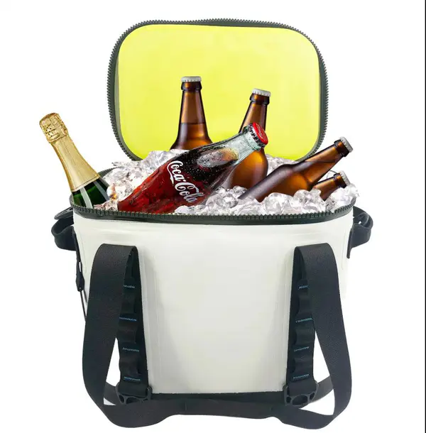 Double-Layer Insulated Cooler Bag - TPU Waterproof for Food/Beverages | Custom Logo Thermal Lunch Bag