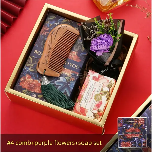 Mothers Day Gift Lady Wooden Comb set