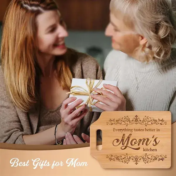 Large mothers day fathers gifts kitchen bamboo cutting board